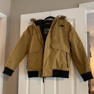 The North Face Khaki Puffer Jacket